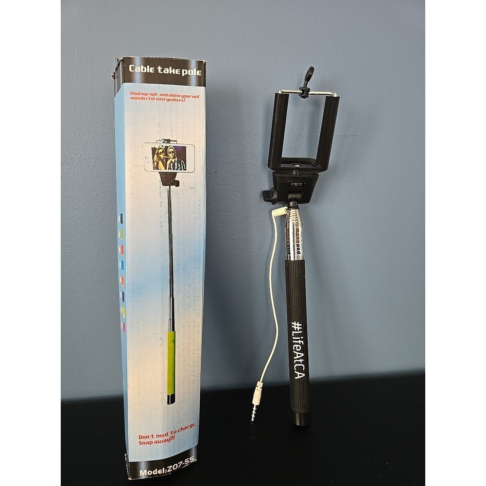 Cable Take Pole Model:Z07-55 Selfie Stick‎ 39"